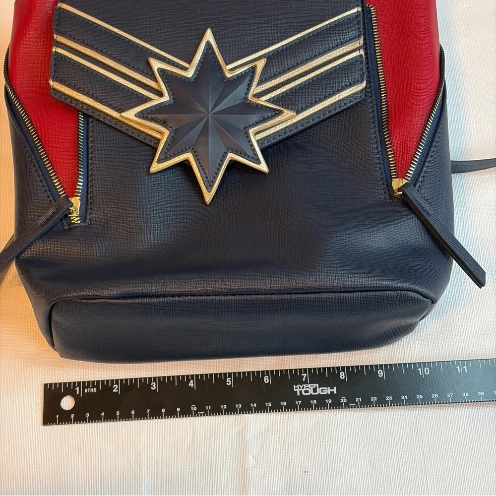 Marvel Captain Navy and Red Star Backpack